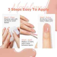 modelones lifestyle hand holding coffee showing natural polished look benefit