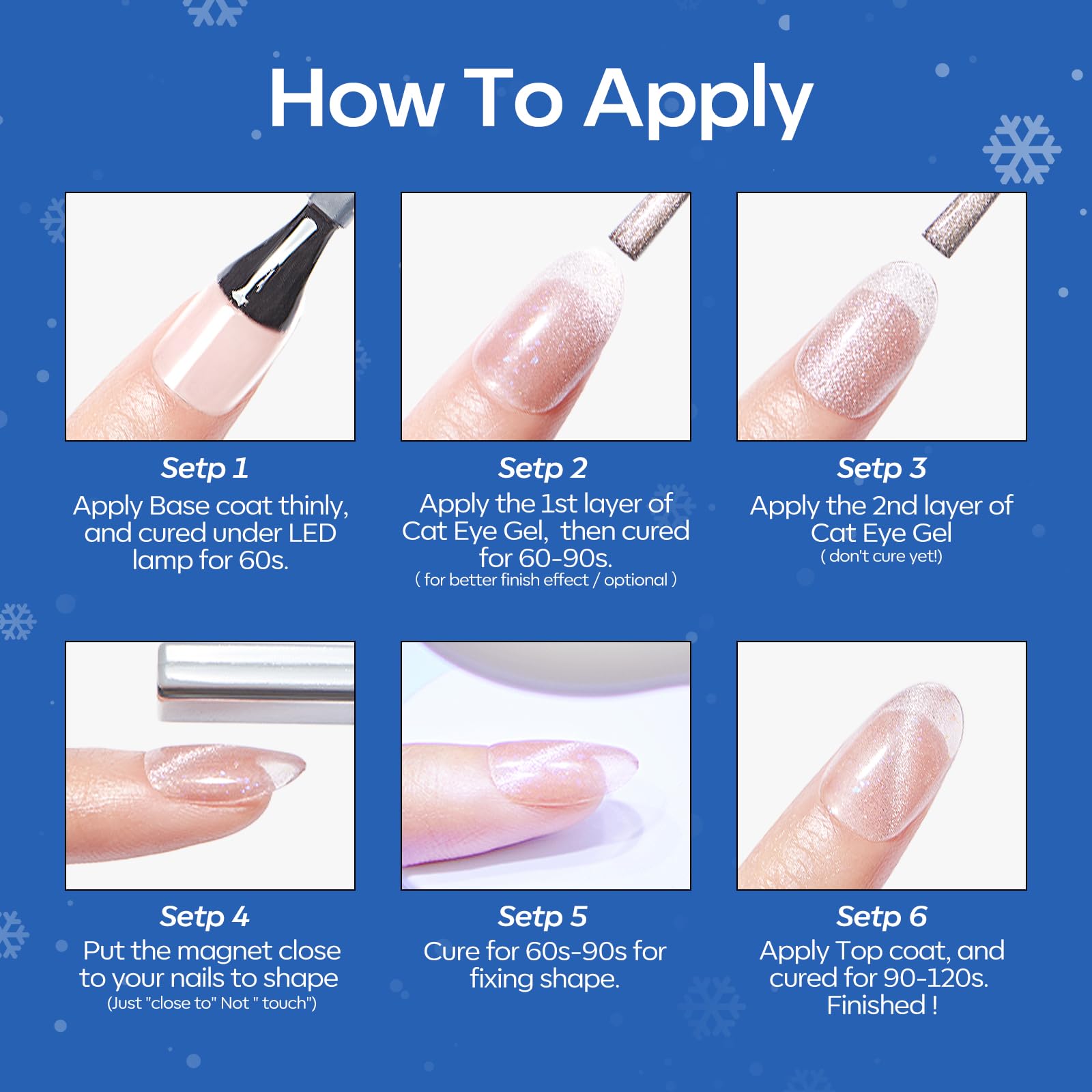 modelones hands with blue chameleon manicure showing salon-quality results