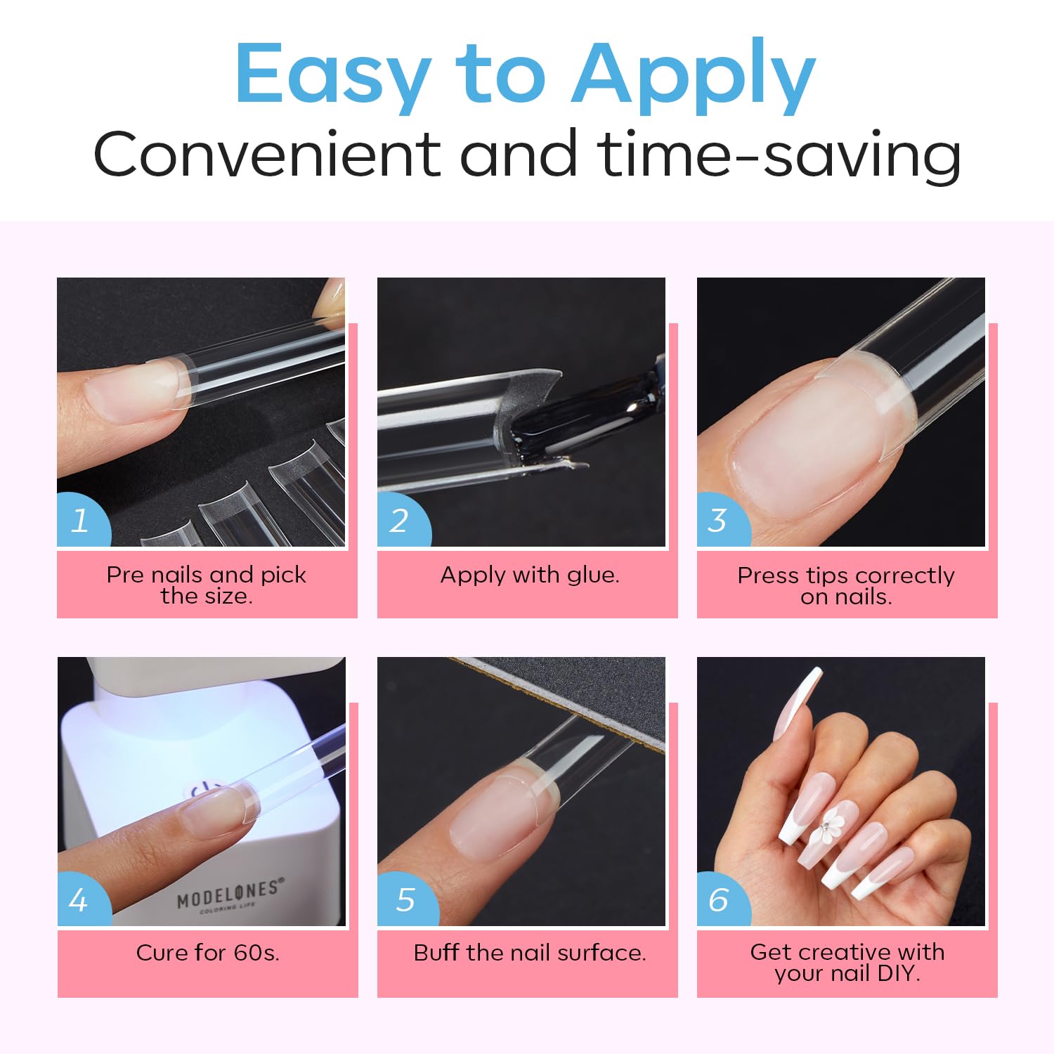 modelones lifestyle manicure scene portraying salon-ready results and confidence
