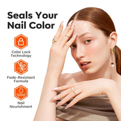 modelones lifestyle manicure setting with tools showing easy at-home salon results