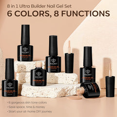 modelones finished manicure on tabletop showing salon-quality results benefit