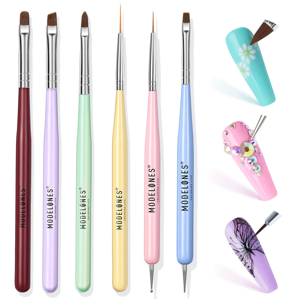 Modelones lifestyle salon setup with brushes ready for professional and DIY use