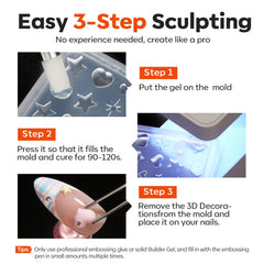 modelones salon table scene with molds and tools suggesting professional results