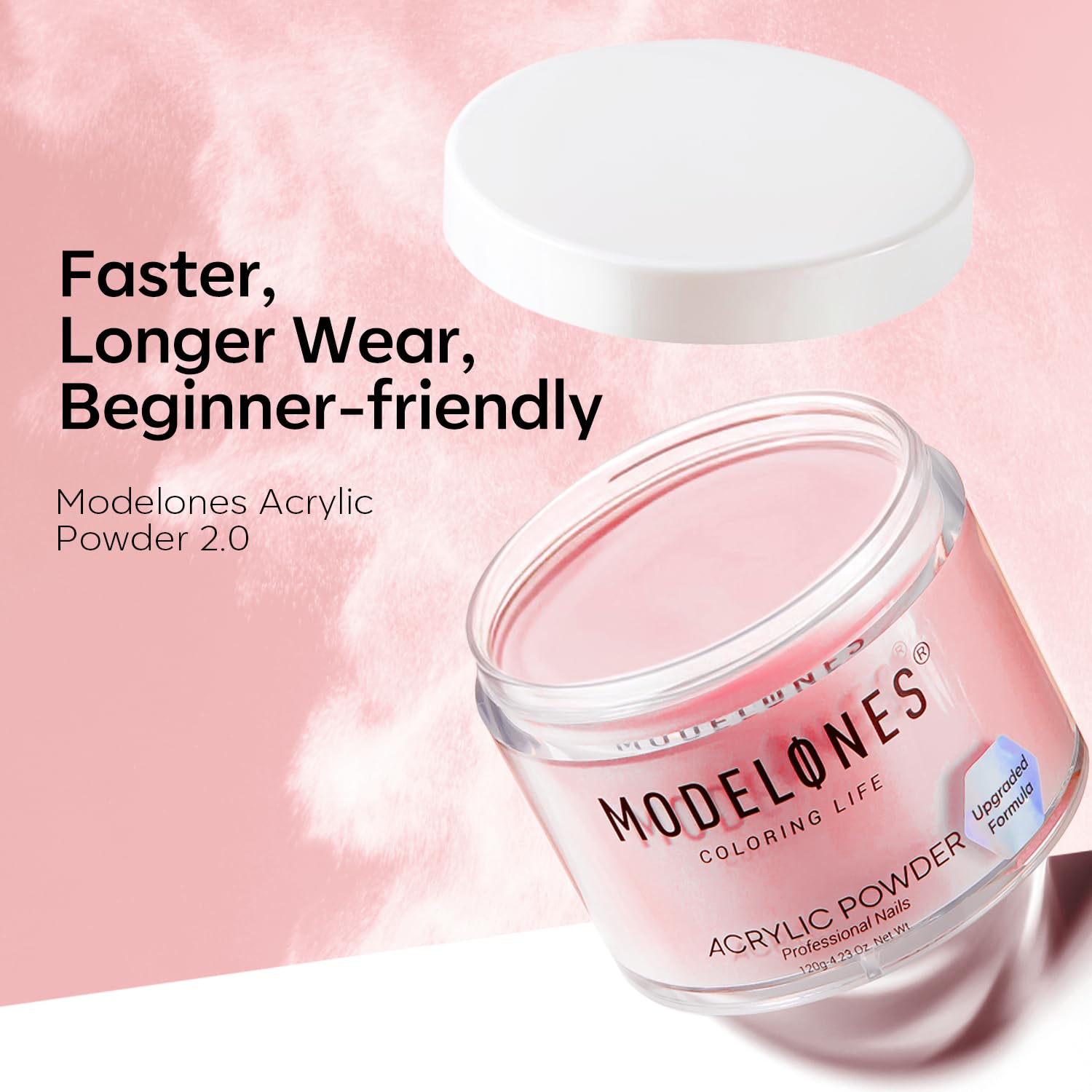 modelones salon table lifestyle shot showing professional manicure results