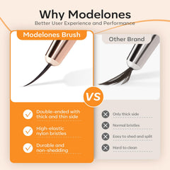modelones brushes on salon workstation demonstrating professional workflow benefit