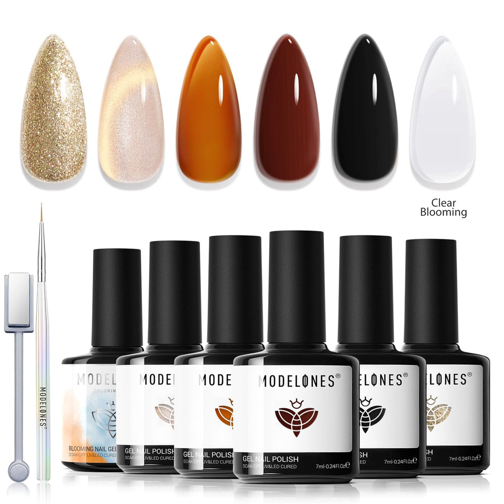 modelones kit styled on a vanity to inspire at-home nail sessions