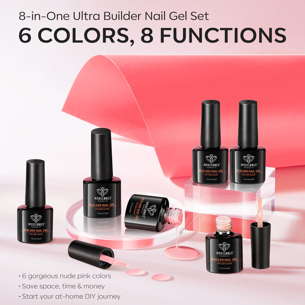 modelones styled manicure lifestyle shot showing wearable nude-pink appeal