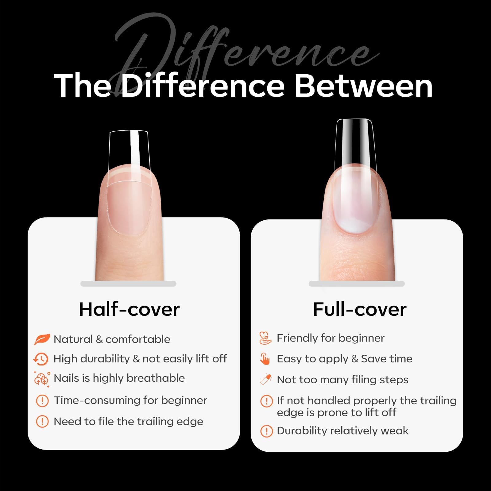 modelones lifestyle shot of at-home manicure session with tips