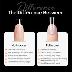 modelones lifestyle shot of at-home manicure session with tips