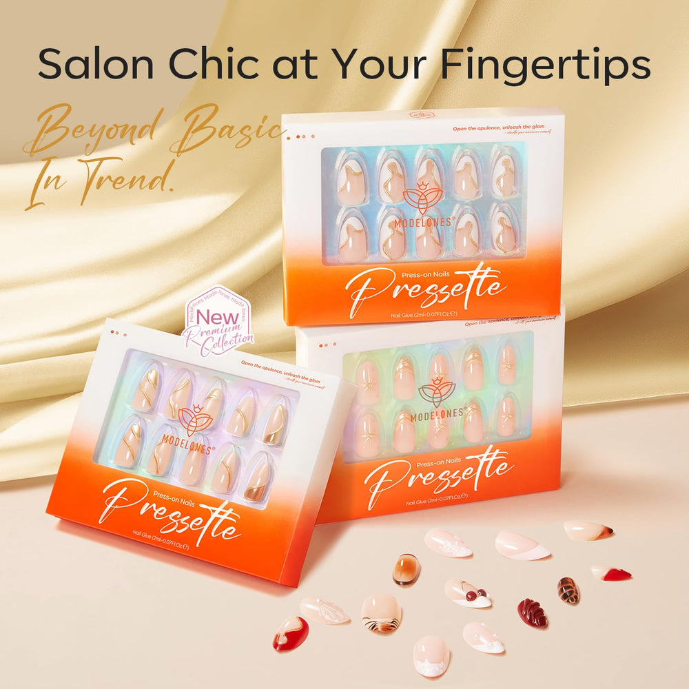 modelones lifestyle image with nails paired with jewelry to elevate outfits and occasions