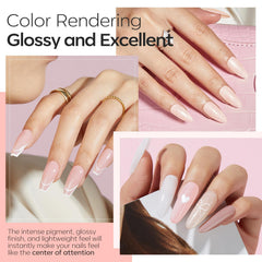 modelones bond base activator and top coat liquids displayed for quick reference
