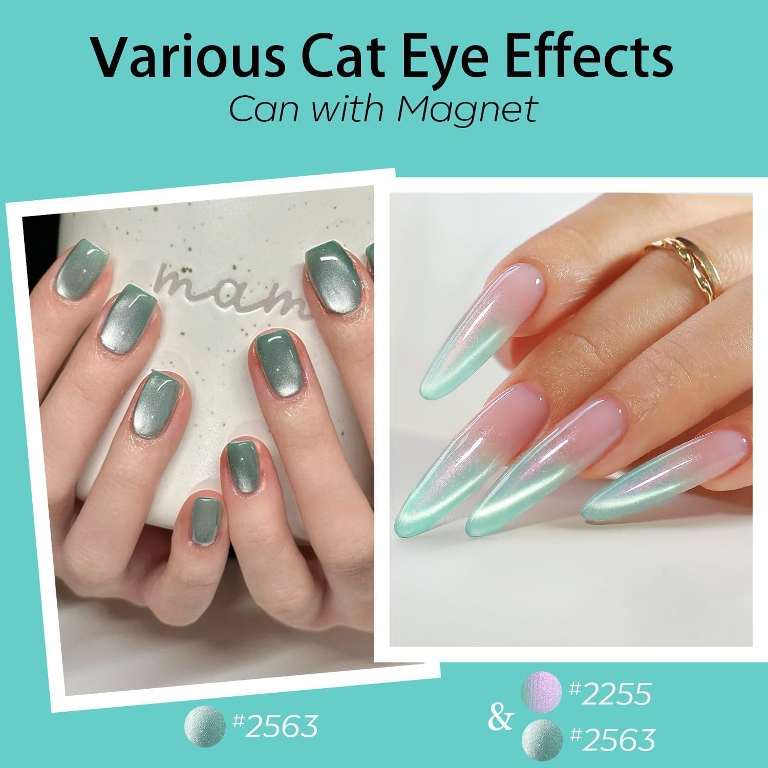 modelones double-head magnetic stick detail creating precise cat-eye lines