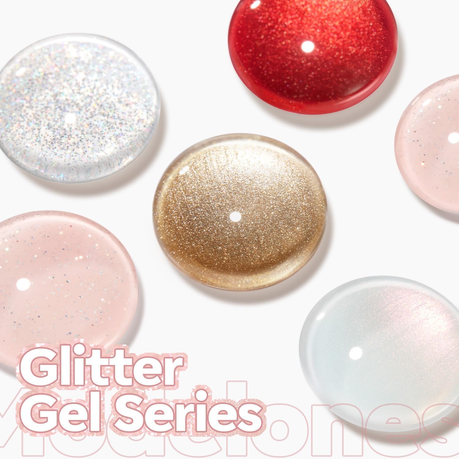 modelones cured manicure high gloss finish showing chip-resistant shine