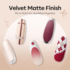 modelones manicure on desk in lifestyle setting, salon-quality finish at home