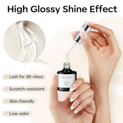 modelones matte finish nail swatch showing even velvet texture and durability