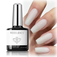 modelones bottle front view showing product and benefit of strong base