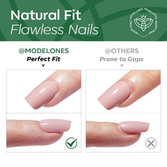 modelones mini file and cuticle stick demonstrating easy custom fitting
