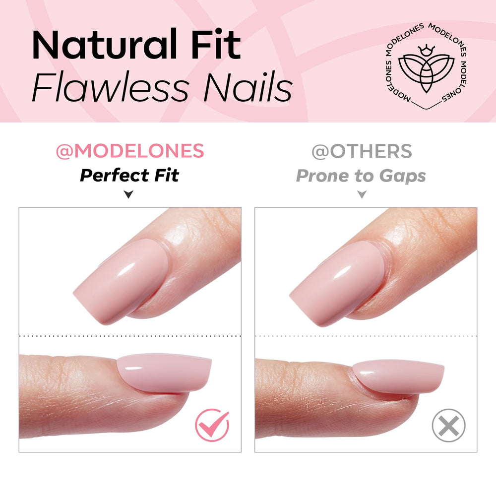 Modelones mini double-sided file and cuticle stick for custom shaping