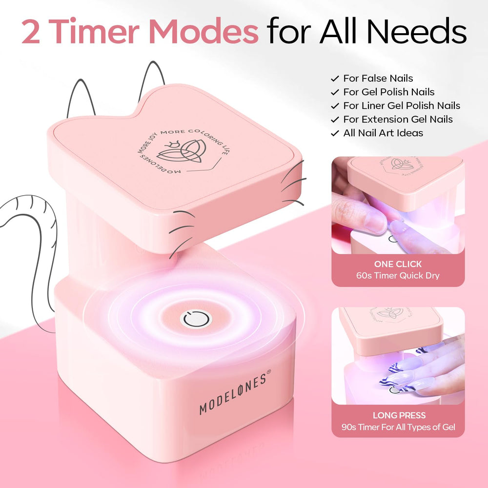 Modelones lamp USB port closeup showing convenient USB power benefit