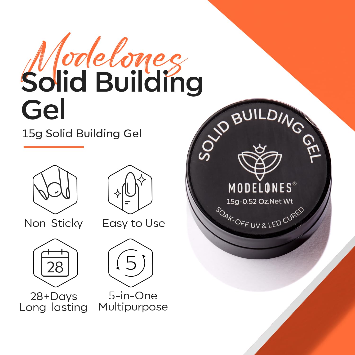 modelones mixing chrome powder into gel for metallic nail effect and smooth adhesion