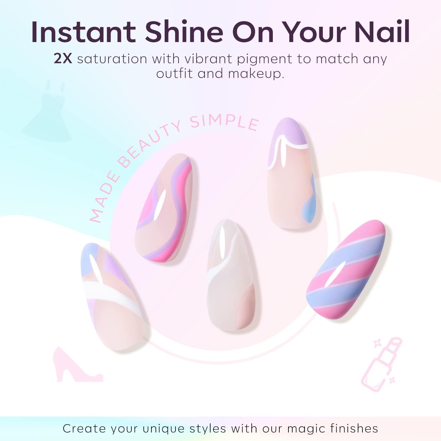 modelones floral nail art made with set showing creative design possibilities