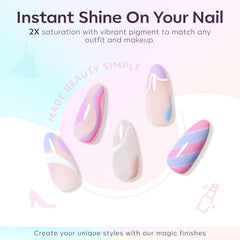 modelones floral nail art made with set showing creative design possibilities