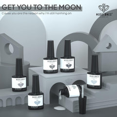 modelones nail art ombre grey style showcasing finished look benefit salon-quality finish