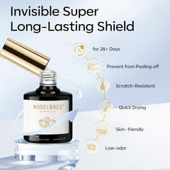 modelones bonding a false nail tip demonstrating secure attachment