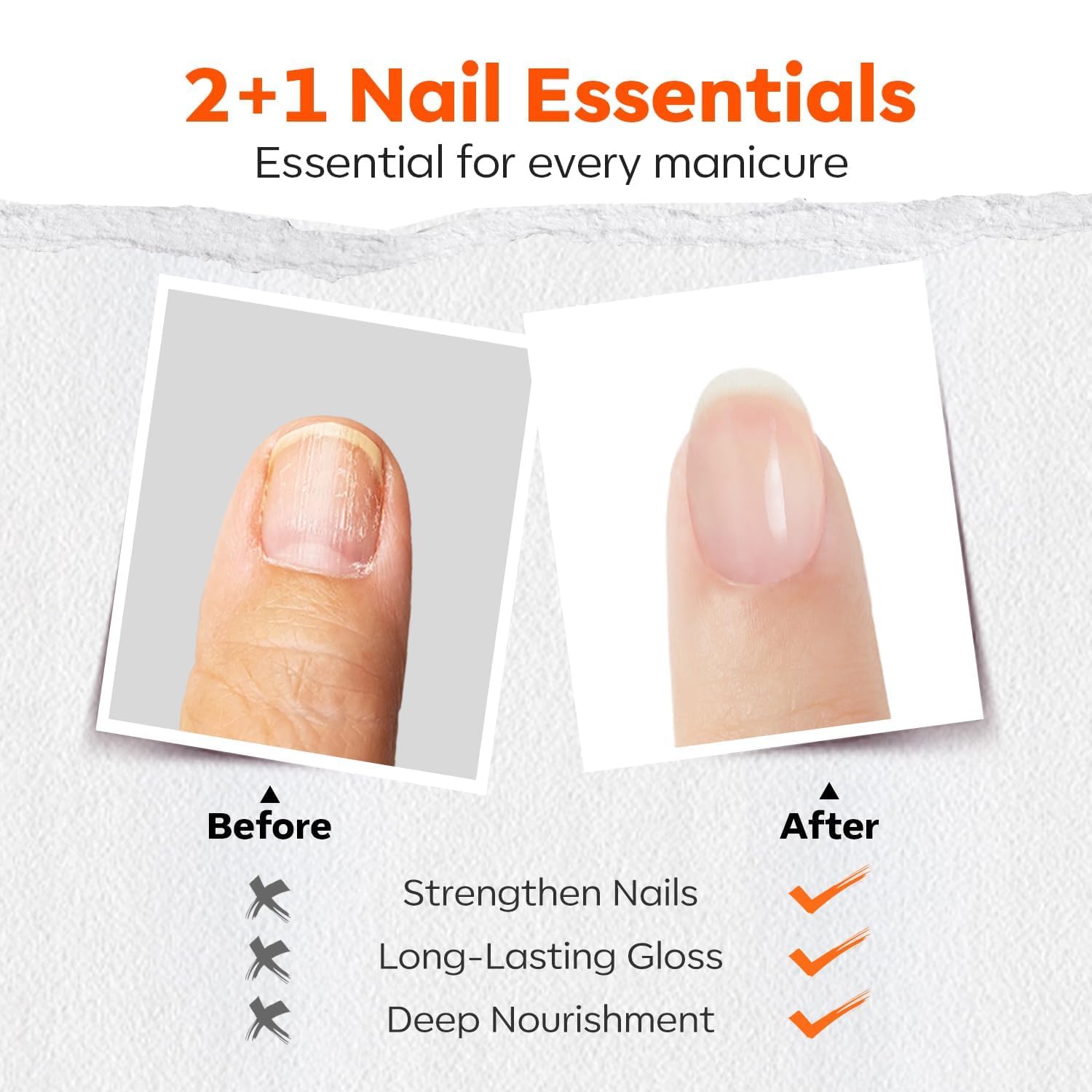 modelones on nail during application illustrating fast-dry, smudge-free benefit