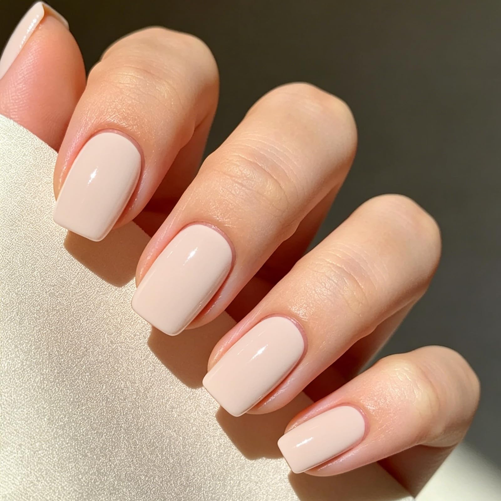 modelones nails being applied demonstrating fast press-on convenience