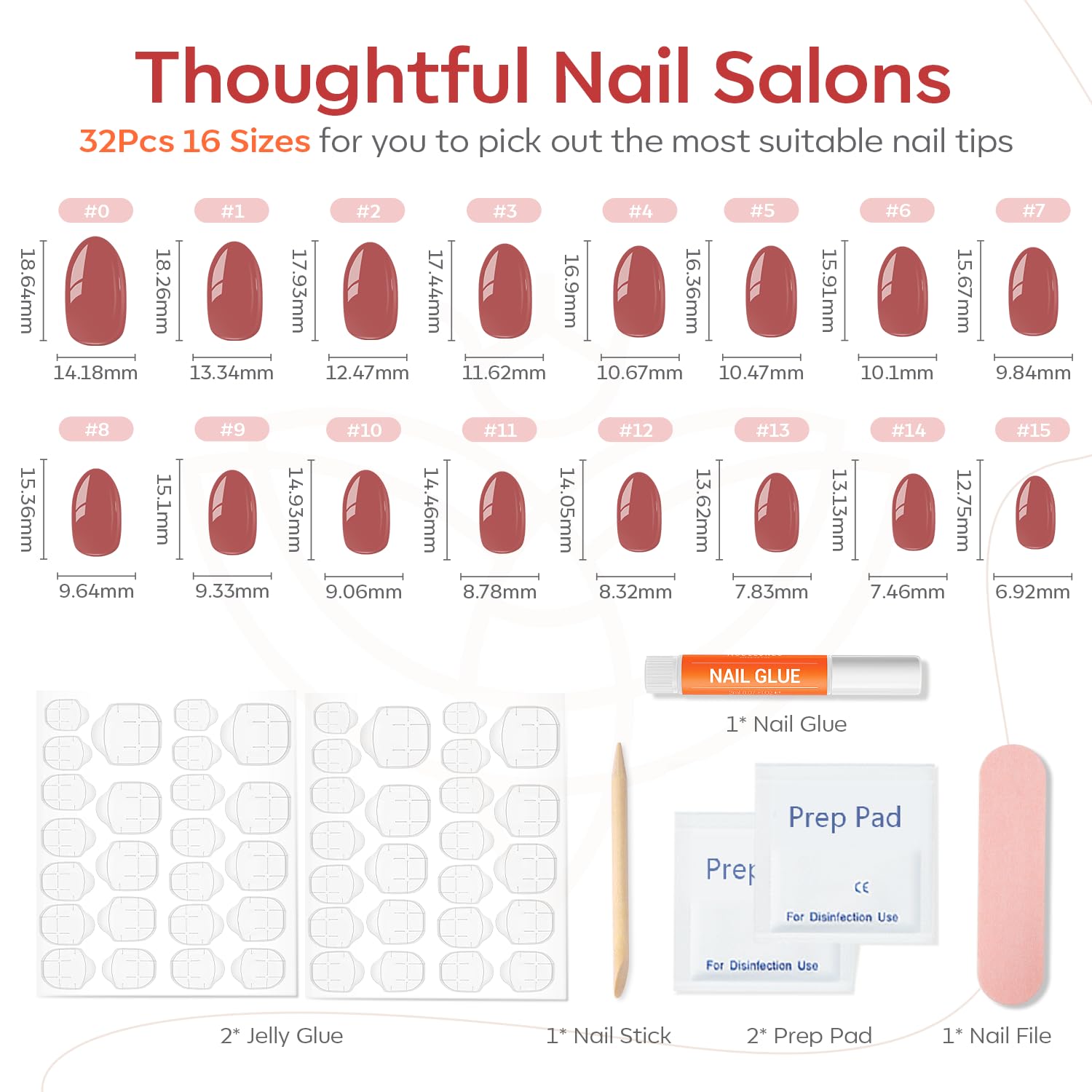 modelones nails being pressed onto natural nail showing quick three-minute application benefit