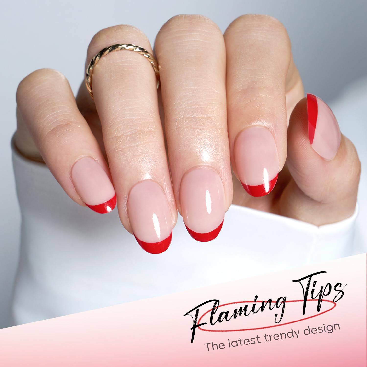 modelones nails on hand for scale benefit: demonstrates natural length
