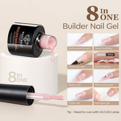 modelones finished extended nails demonstrating strength and natural look