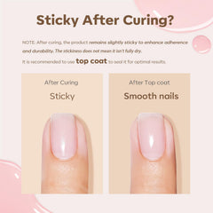 modelones nails in use demonstrating extension strength and polished look