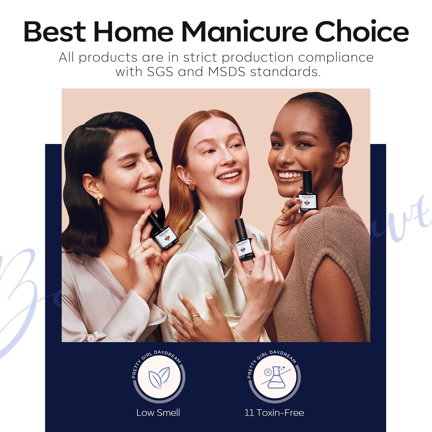 modelones navy gel used in accent nail art showcasing design versatility benefit