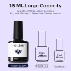 modelones swatch set on nail tips showing color variety and styling inspiration benefit