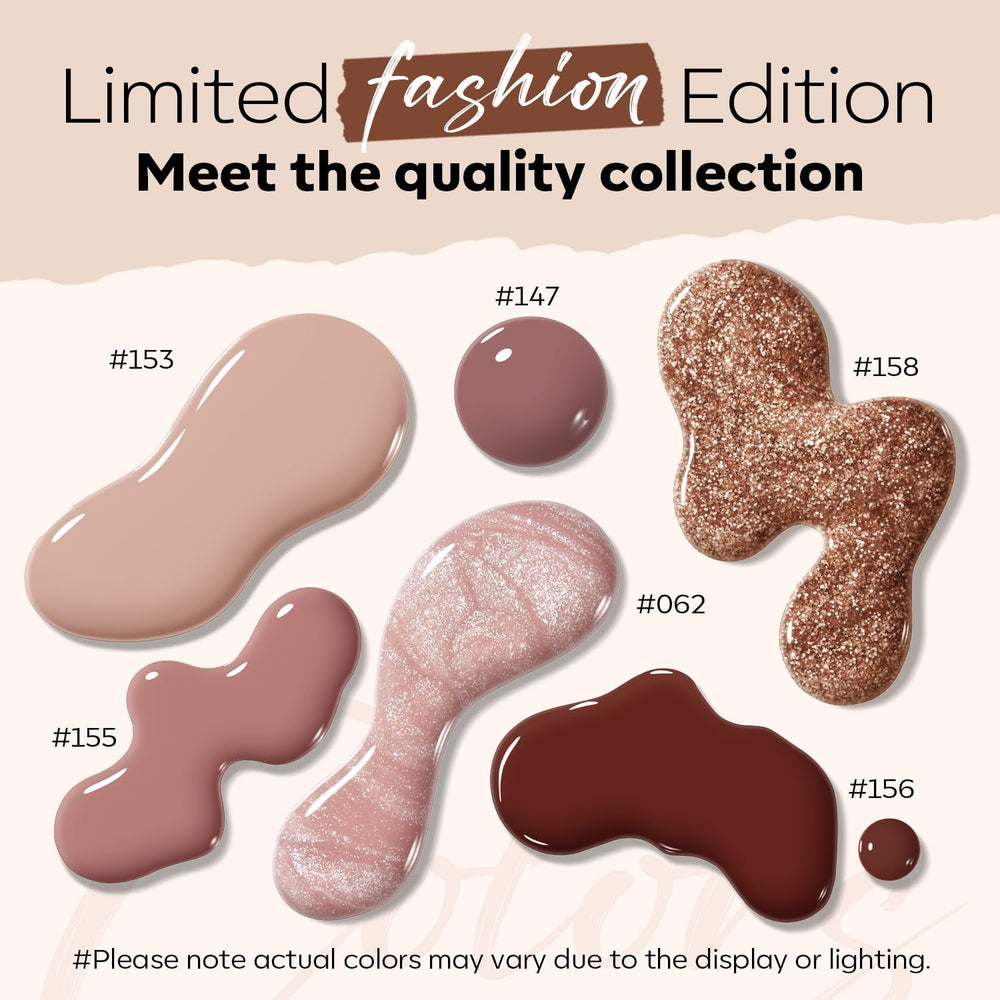 modelones hand swatch nude and burgundy showing color coordination benefit