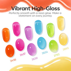 modelones ombre nail art in use demonstrating layered jelly effect and creative versatility benefit