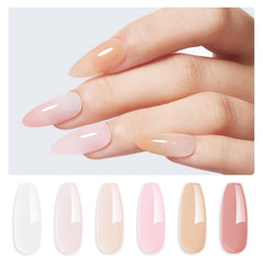 modelones open bottle with gel drop highlighting self-leveling texture
