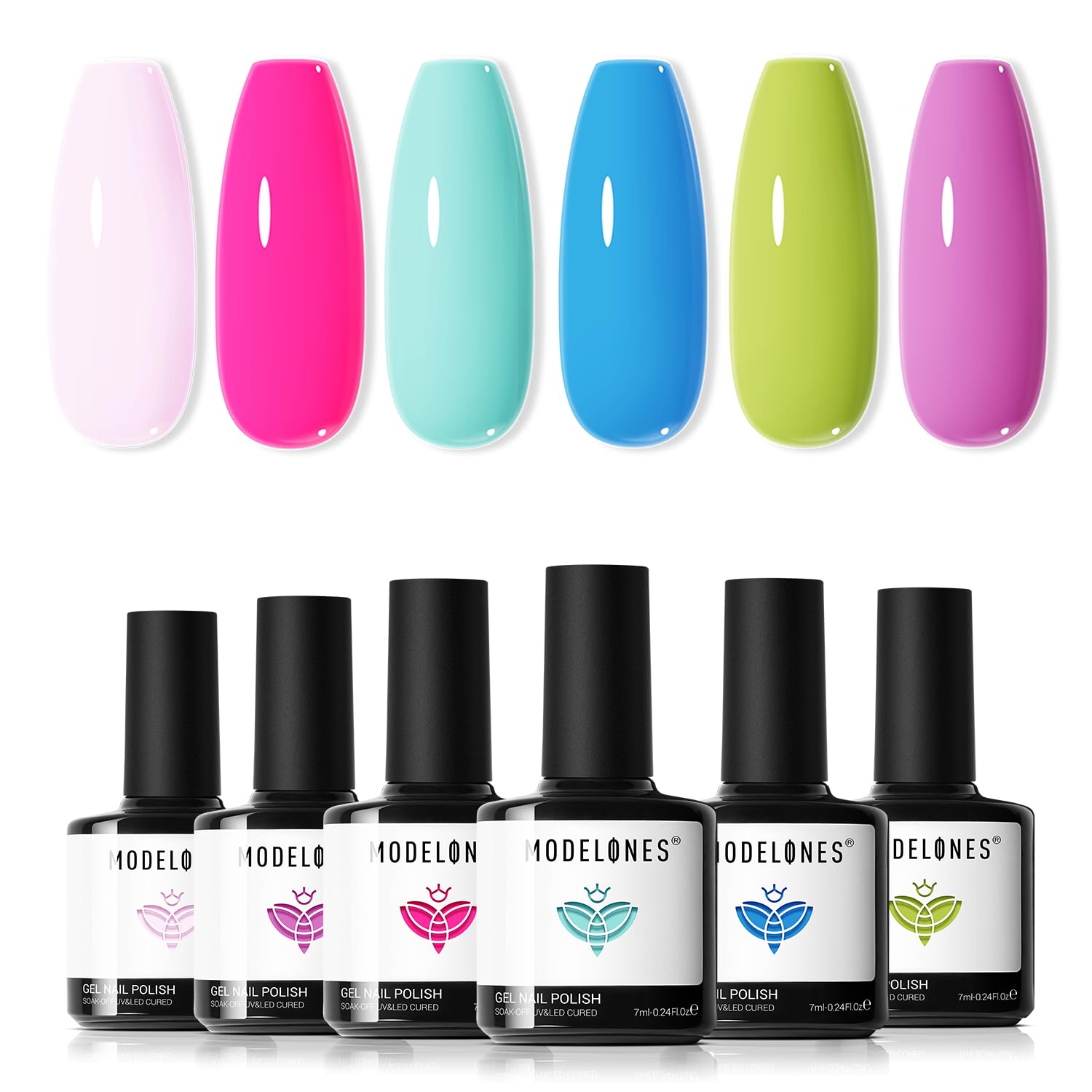 modelones open cap with brush showing texture and easy-glide application