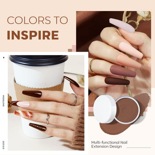 modelones open powder jars displaying creamy neutral shades and easy use