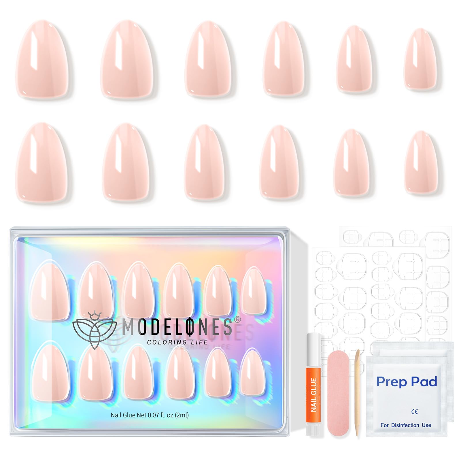 modelones packaging flatlay showing kit contents neatly arranged for travel-ready convenience benefit