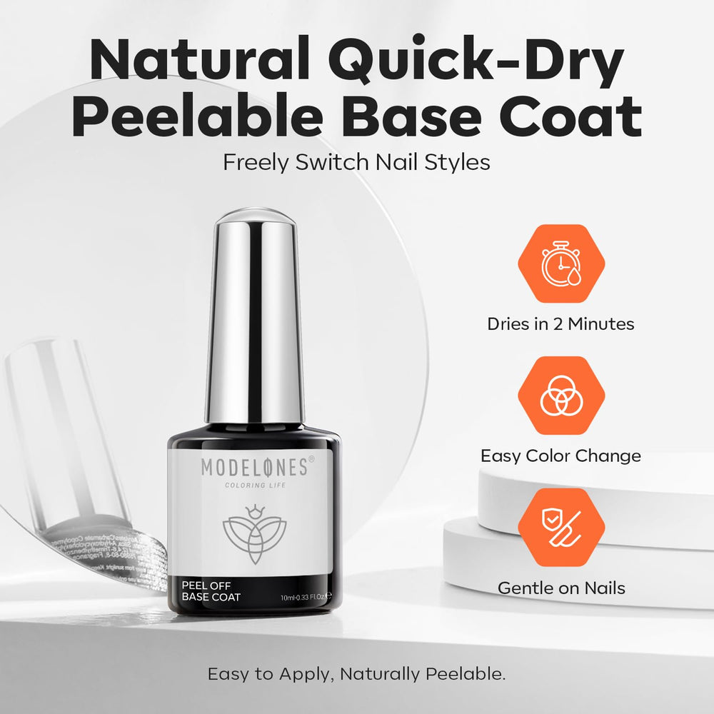 modelones peeled edge demonstration highlighting easy removal and gentle finish