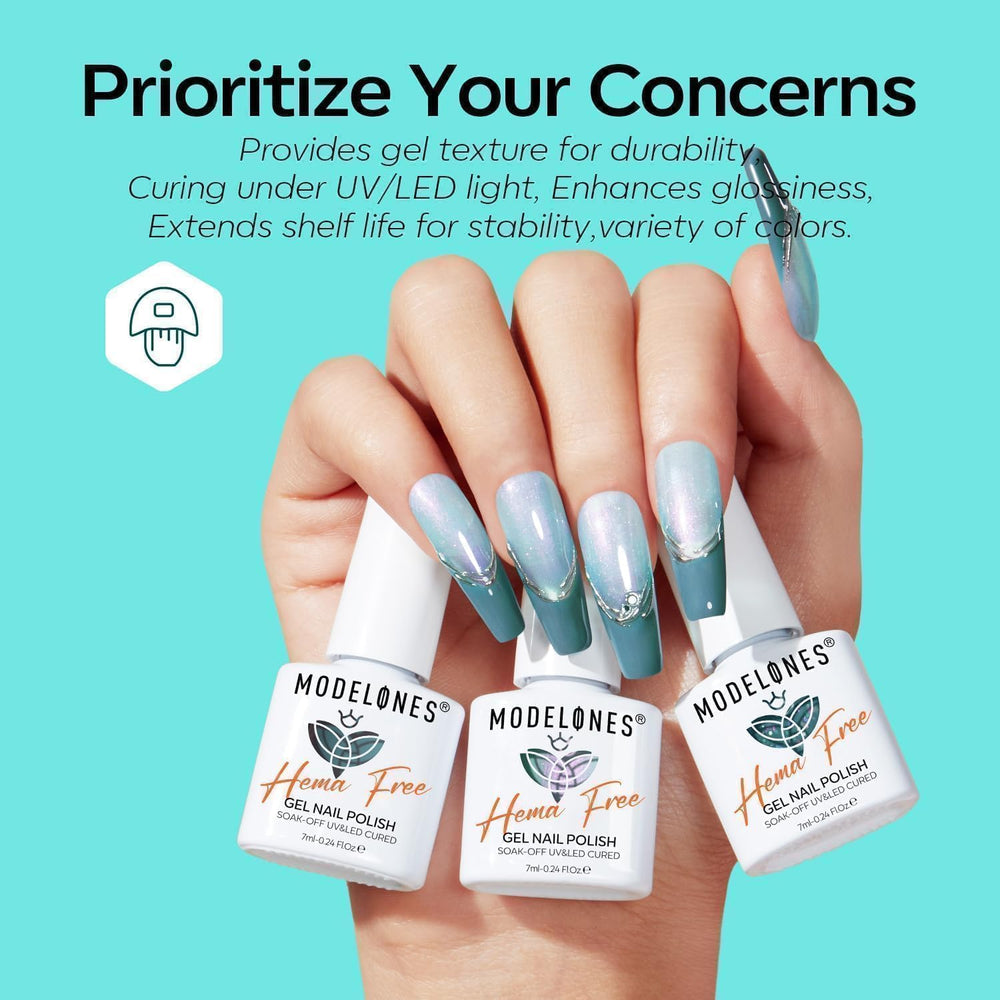 modelones user creating cat-eye manicure at home showing quick DIY benefit