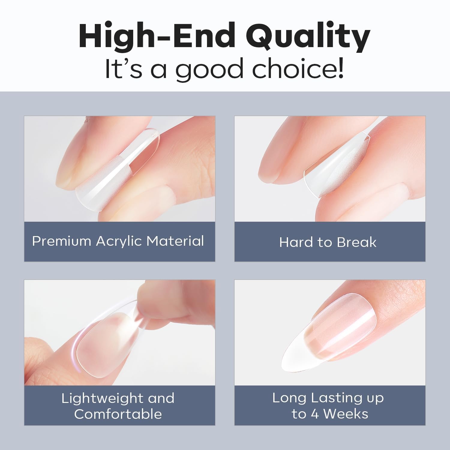 modelones stacked clear tips illustrating lightweight durable material