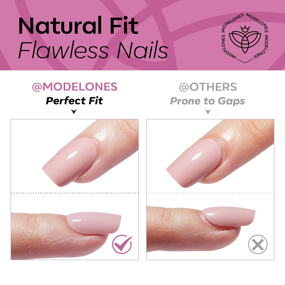 modelones glue and adhesive tabs detail for durable or removable wear