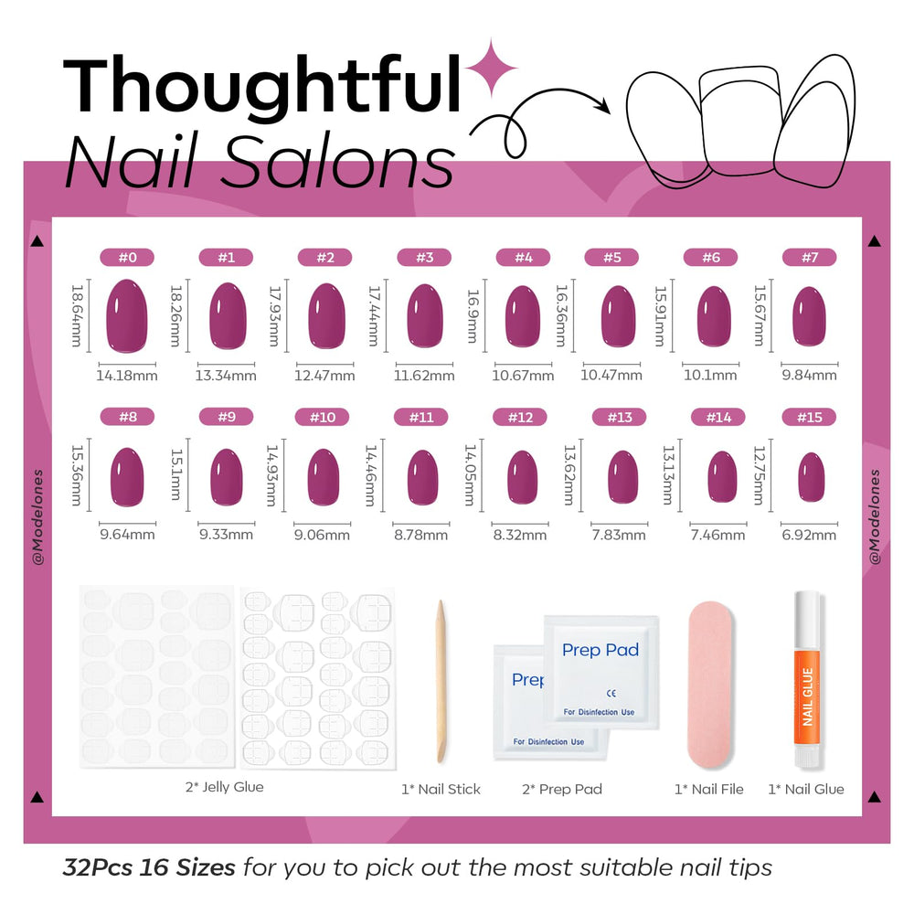 modelones oval nail edge closeup showing smooth comfortable fit