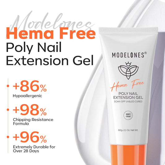 modelones poly gel close texture reveals smooth consistency for precise sculpting