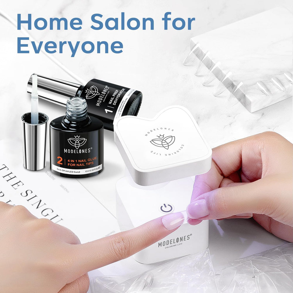 modelones portable UV LED lamp curing nails for fast dependable gel curing