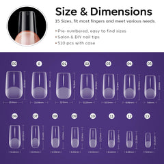 modelones press-on manicure with matte look for salon result